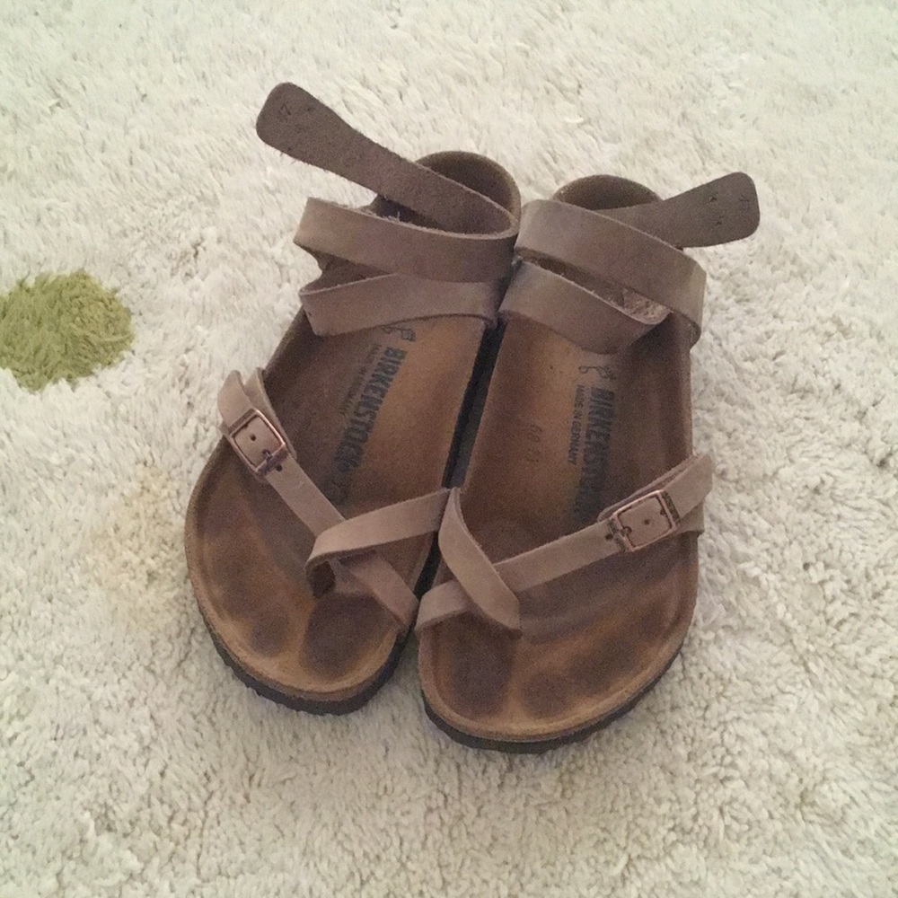 Birkenstock W 38 Yara Sandals Tobacco